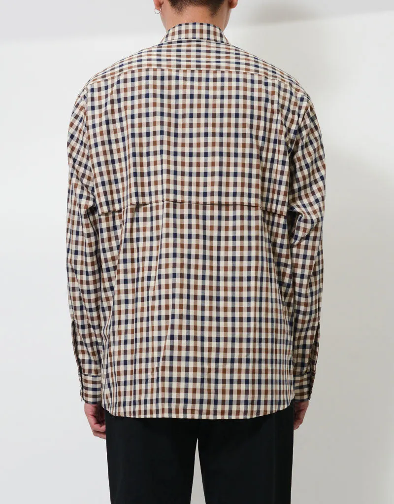 Aquascutum ?? master-piece Club Check Shirt No.828007AQ2