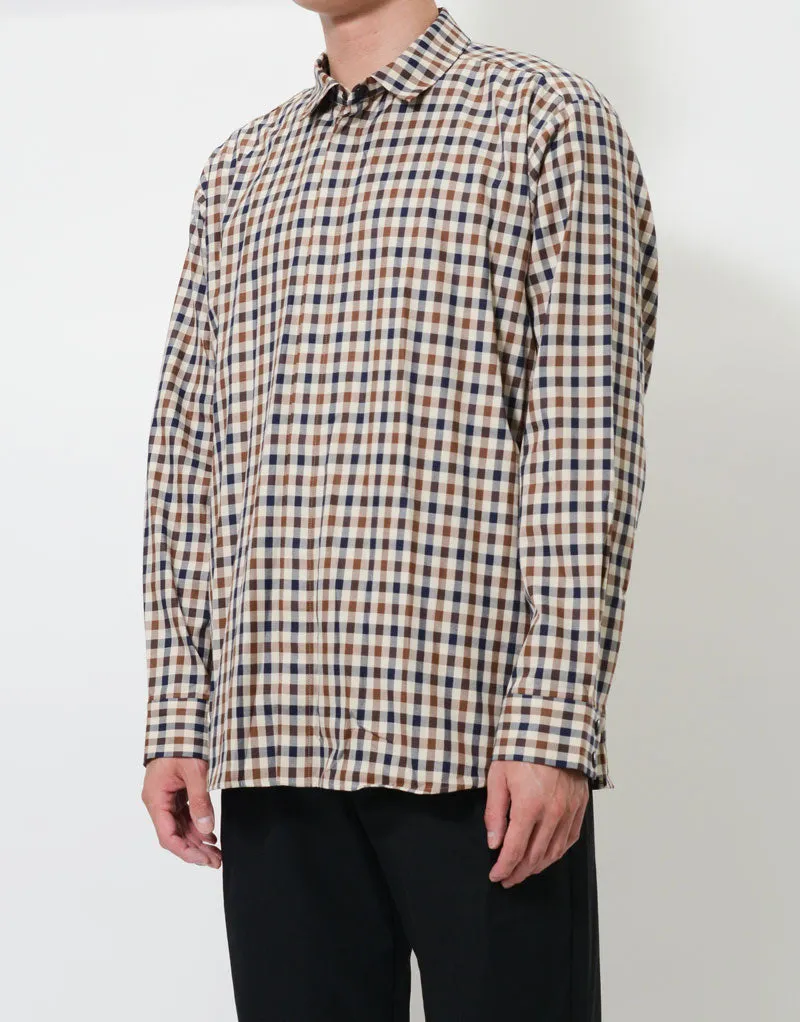 Aquascutum ?? master-piece Club Check Shirt No.828007AQ2