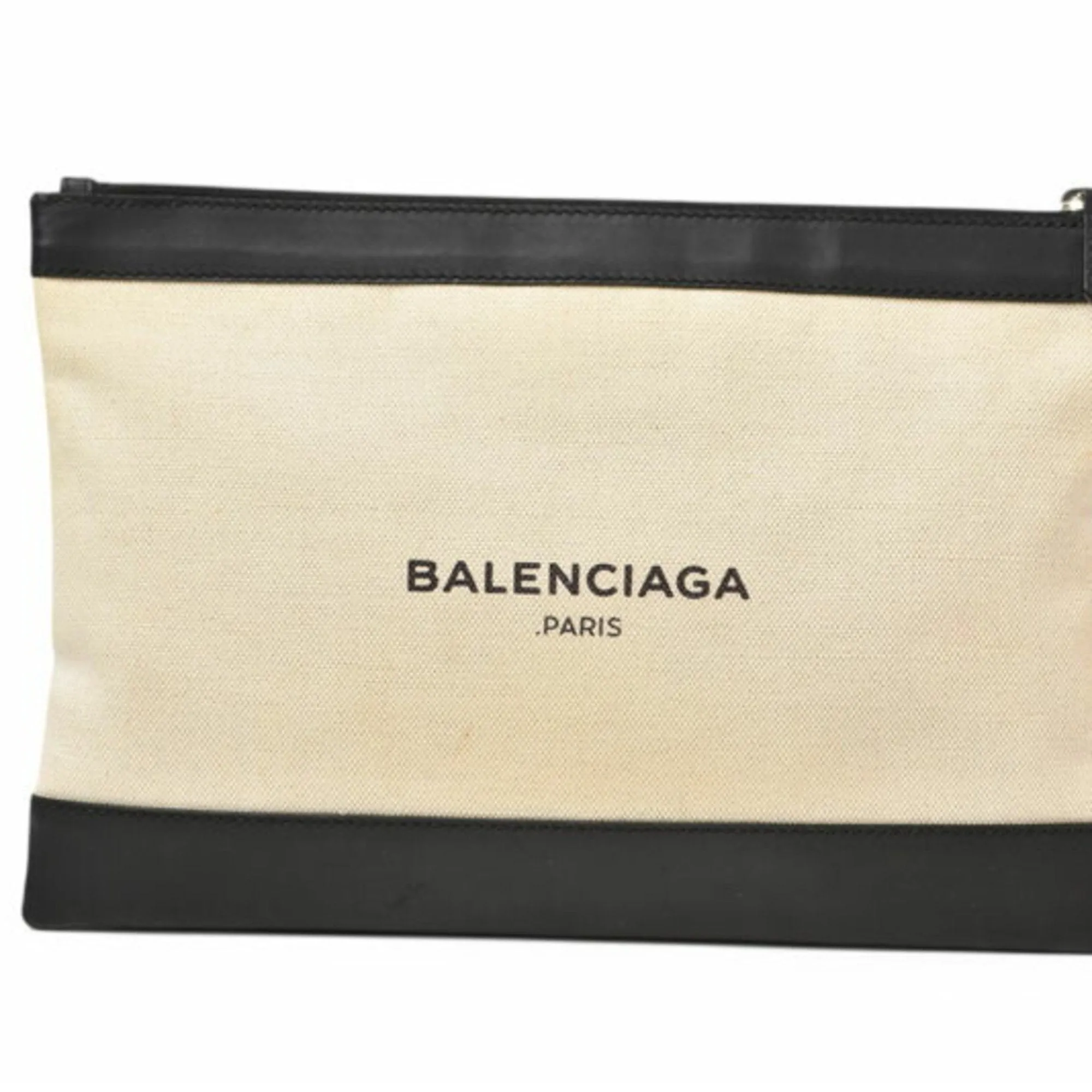 Balenciaga Canvas Clutch Bag Pouch (Pre-Owned)