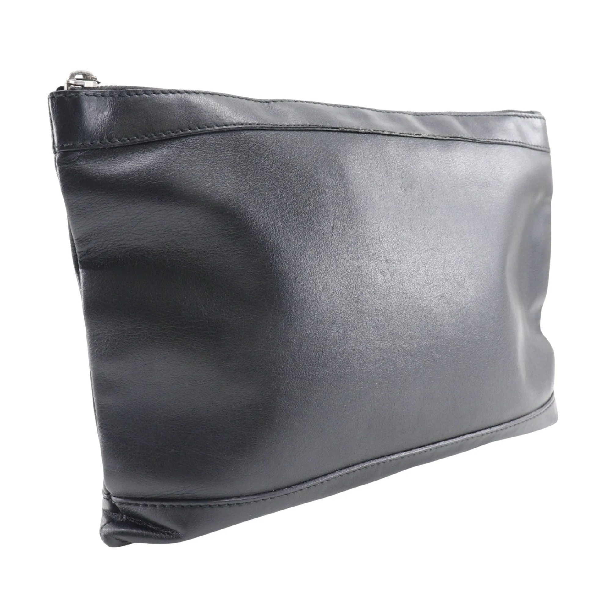 Balenciaga Leather Clutch Bag (Pre-Owned)