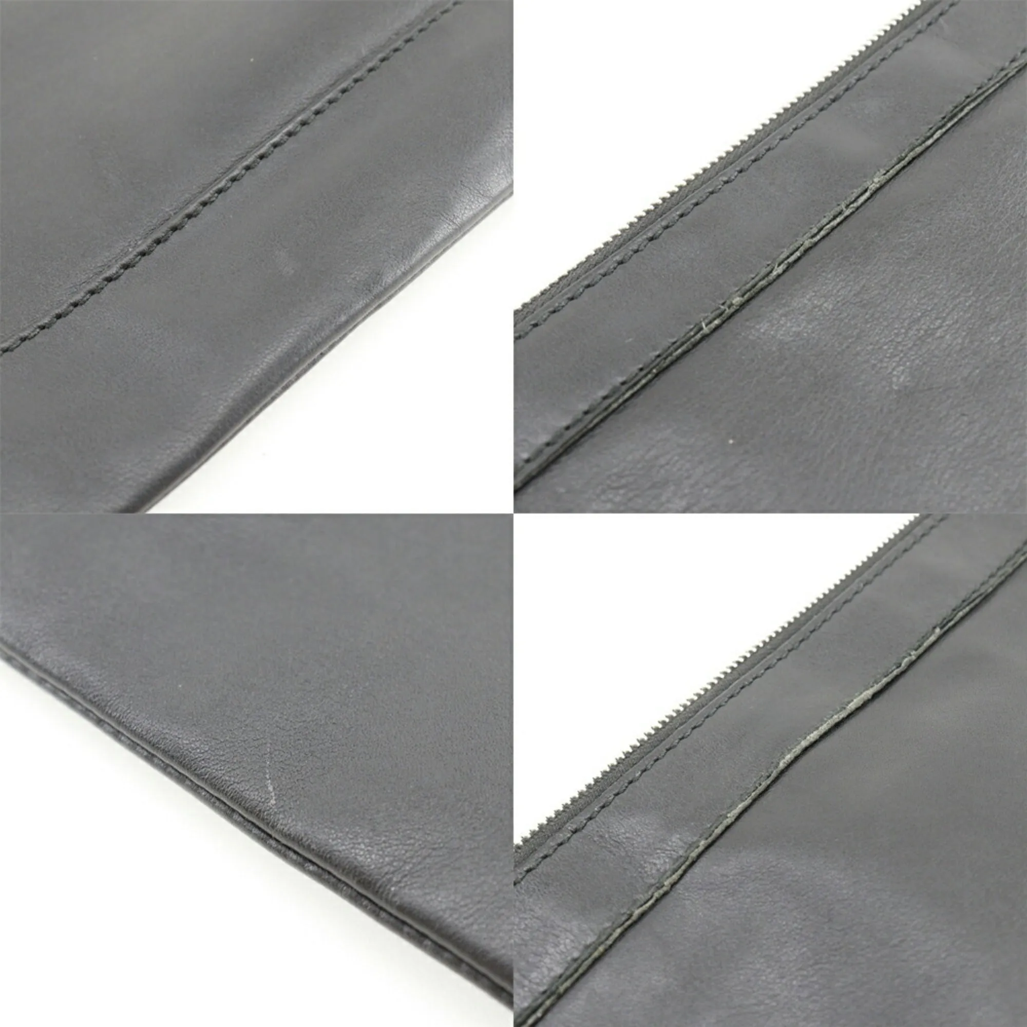 Balenciaga Leather Clutch Bag (Pre-Owned)