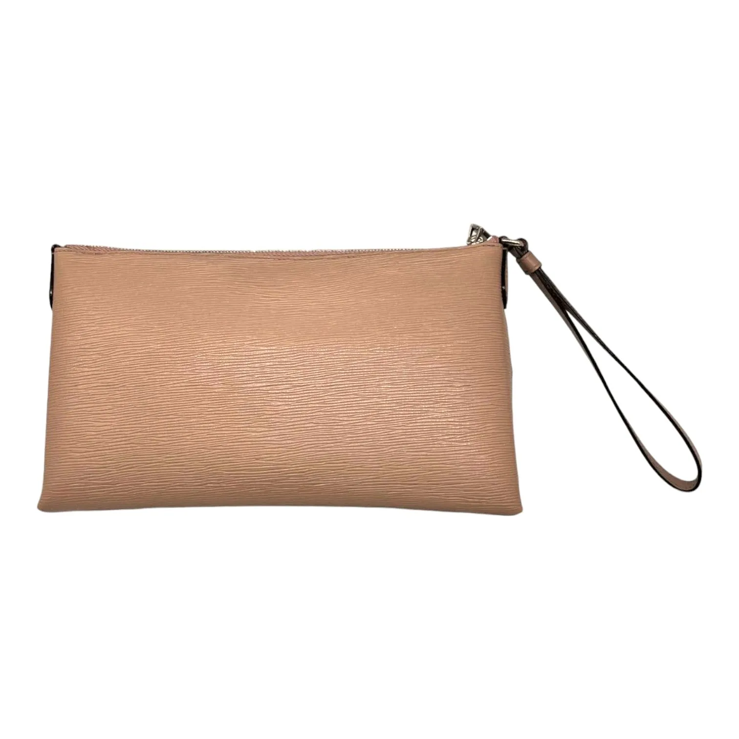 Bally Leddon 6219398 Ladies Nude Wrislet Clutch Calf Embossed