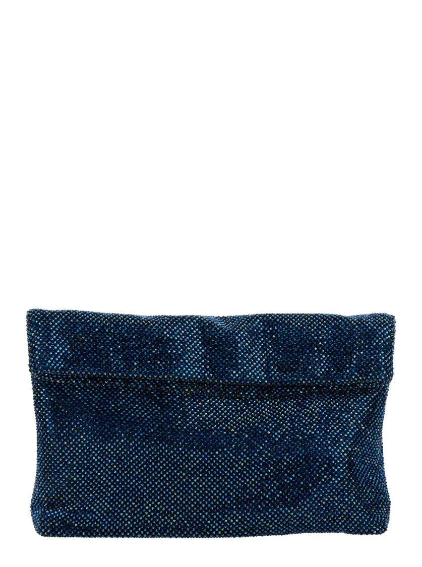 Black Rhinestoned Clutch