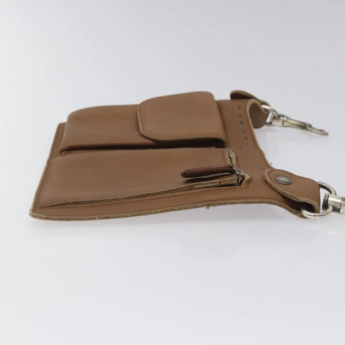 Bottega Veneta Leather Clutch Bag (Pre-Owned)