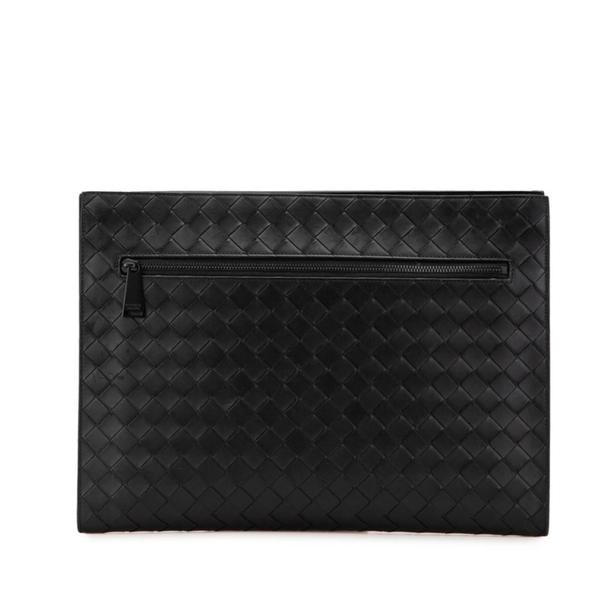Bottega Veneta Leather Clutch Bag (Pre-Owned)