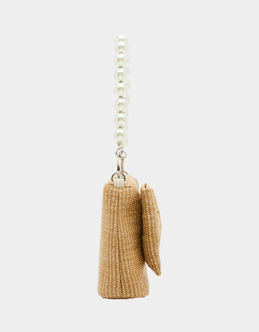 BOW STRAW TOP ZIP NATURAL