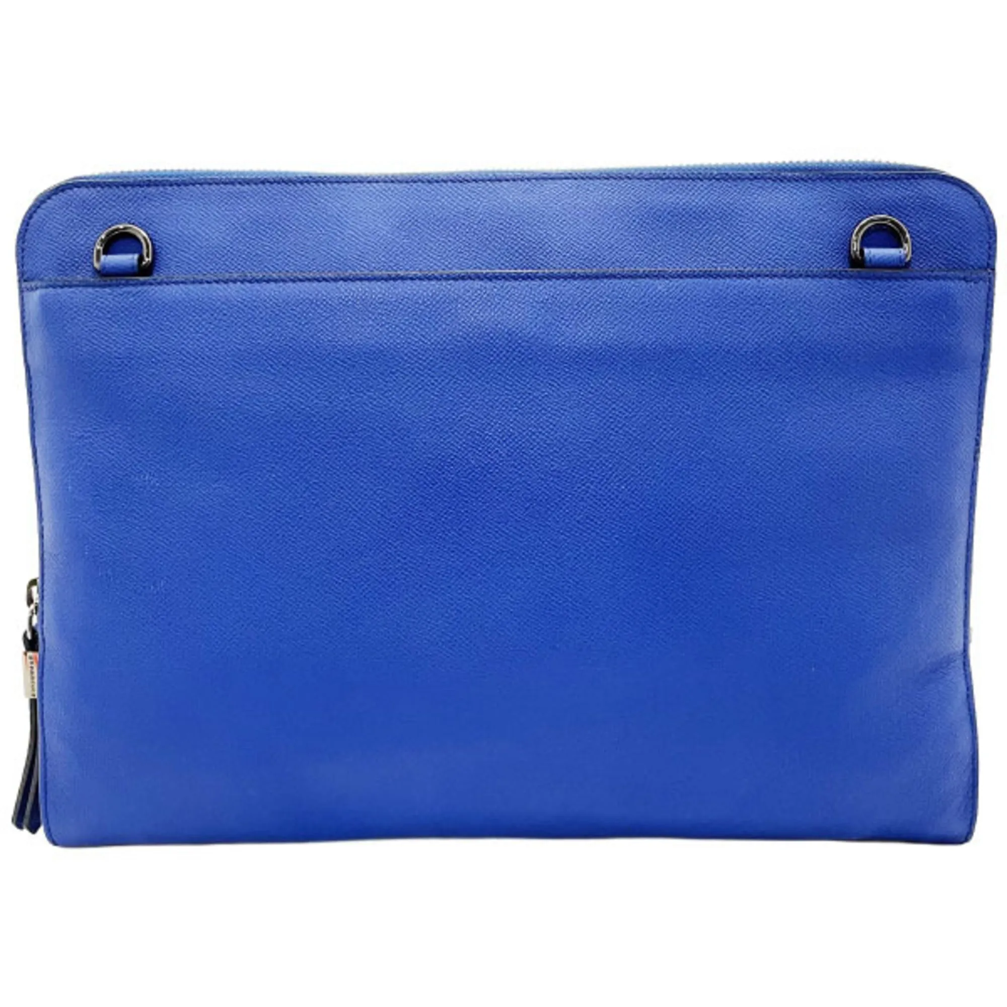 Burberry Burberrys  Leather Clutch Bag Document Case (Pre-Owned)
