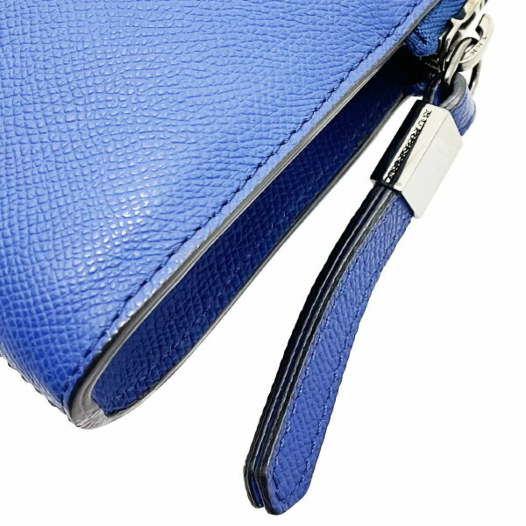 Burberry Burberrys  Leather Clutch Bag Document Case (Pre-Owned)