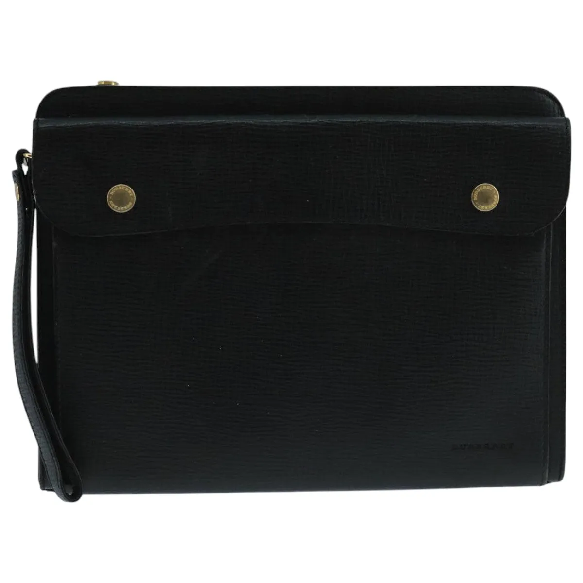 Burberry  Leather Clutch Bag (Pre-Owned)