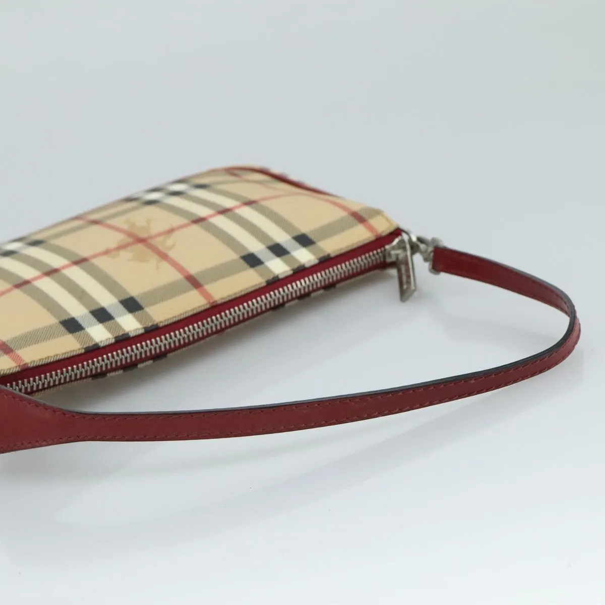 Burberry Nova Check Canvas Clutch Bag (Pre-Owned)