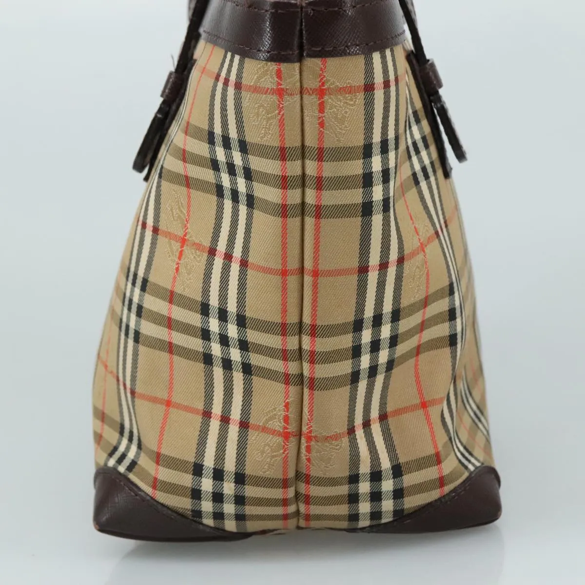 Burberry Nova Check Canvas Handbag (Pre-Owned)