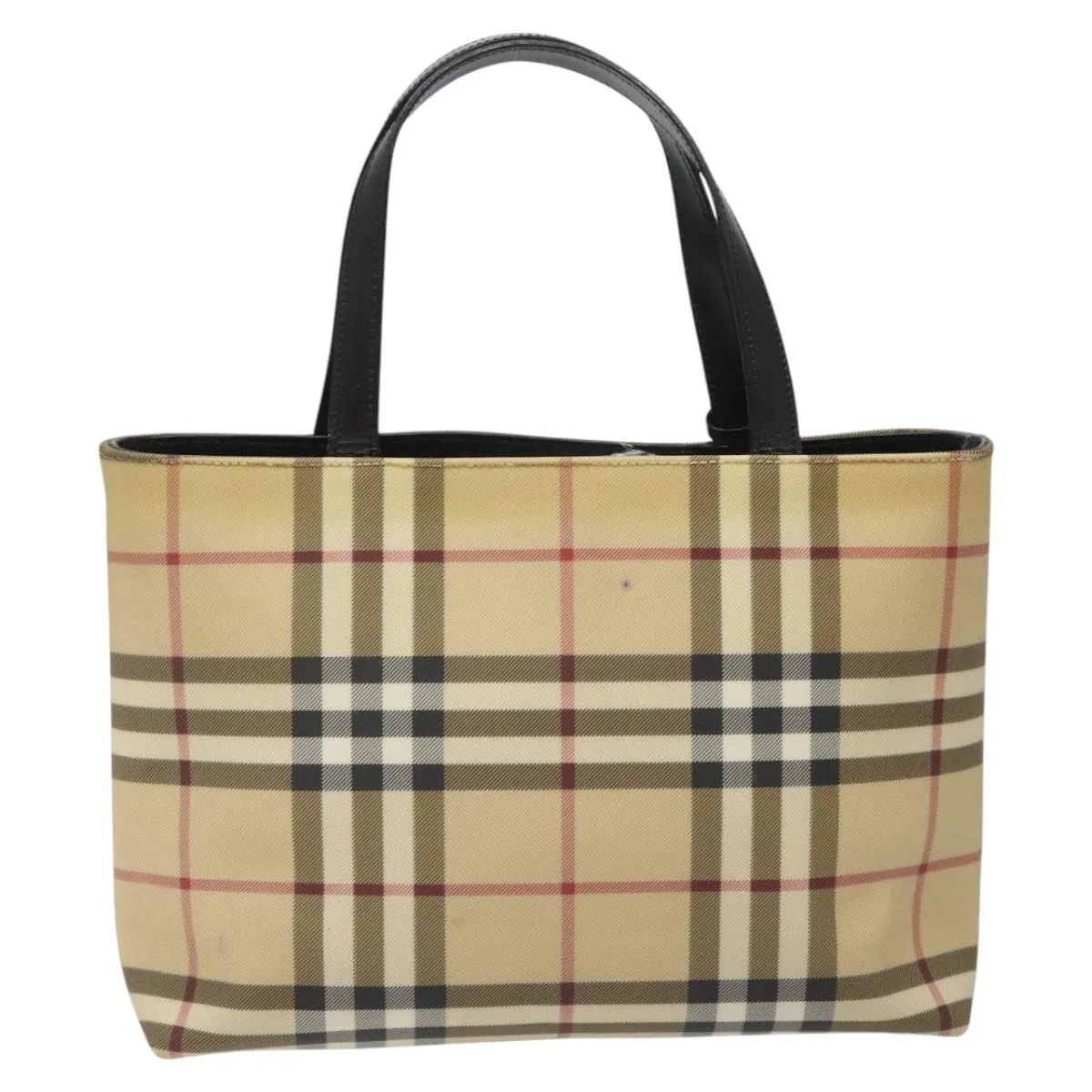 Burberry Nova Check Canvas Handbag (Pre-Owned)