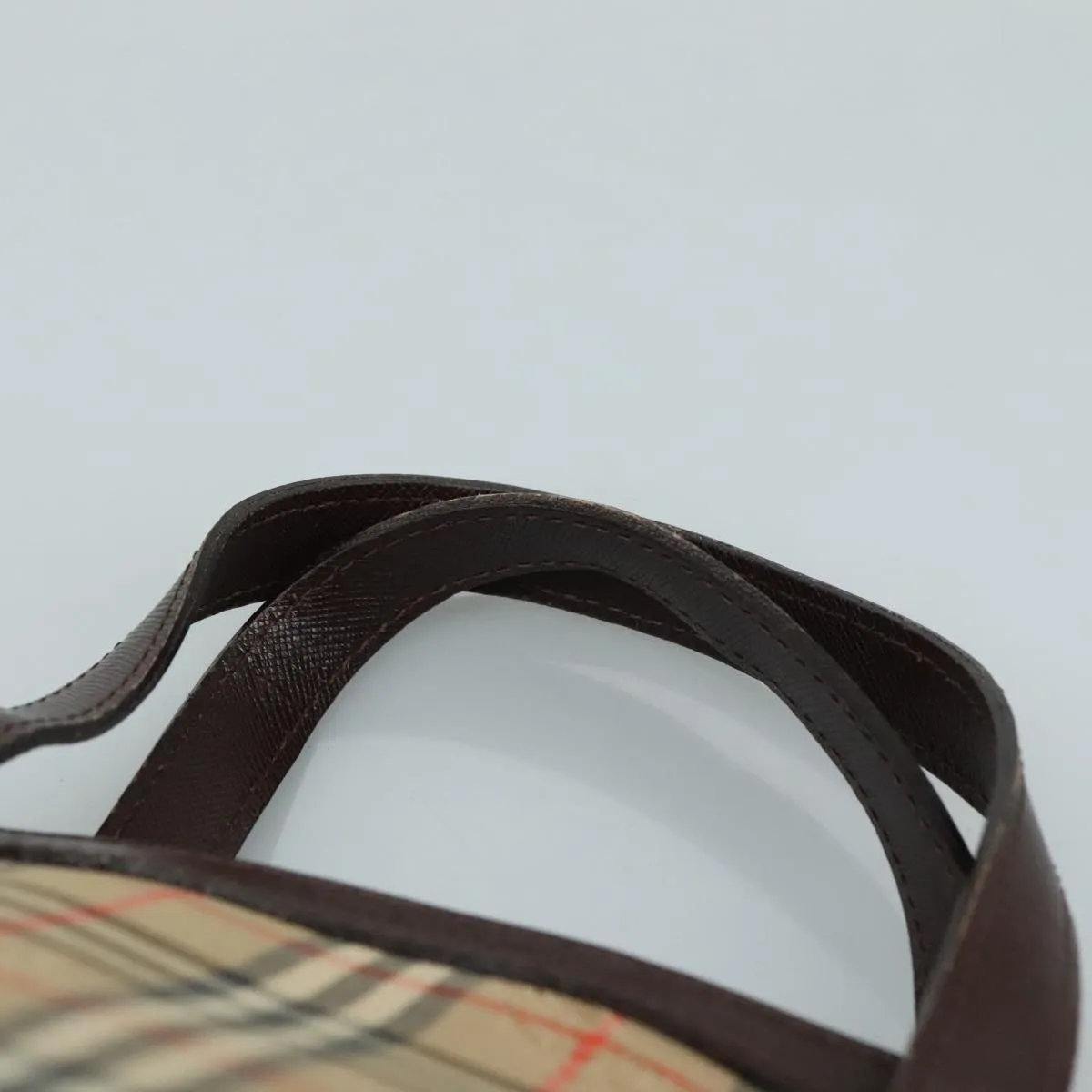 Burberry Nova Check Canvas Handbag (Pre-Owned)