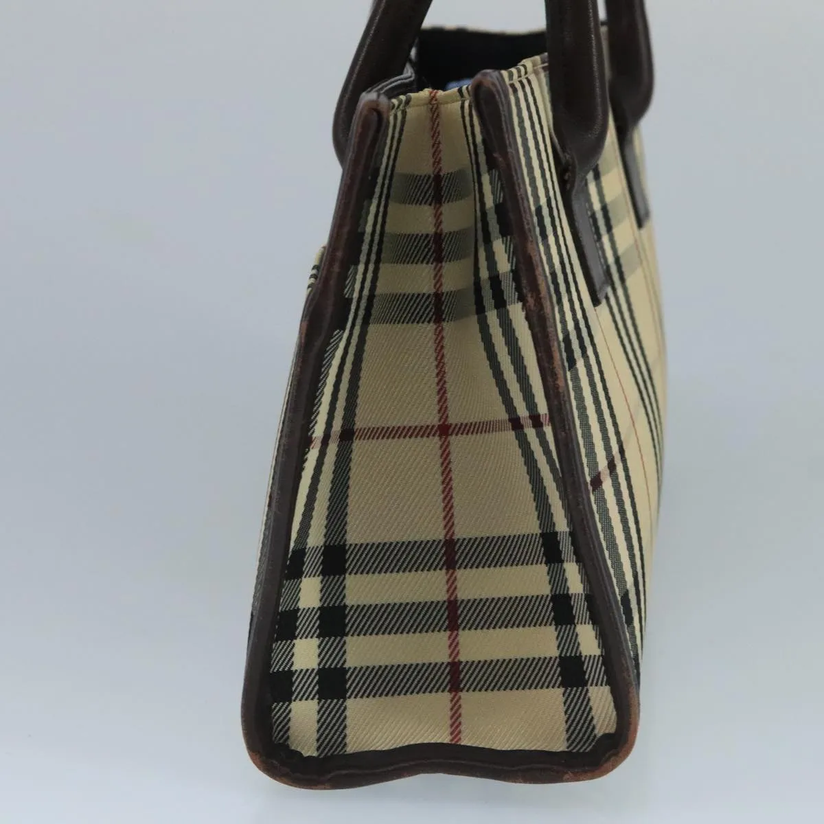 Burberry Nova Check Canvas Handbag (Pre-Owned)