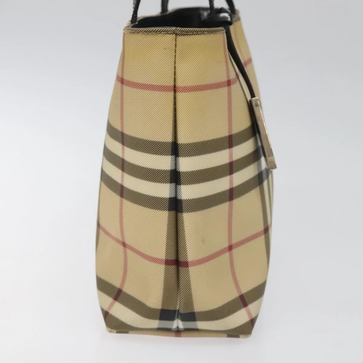 Burberry Nova Check Canvas Handbag (Pre-Owned)