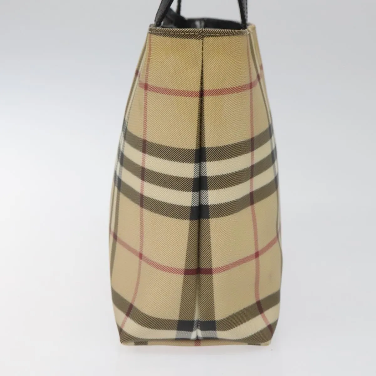 Burberry Nova Check Canvas Handbag (Pre-Owned)