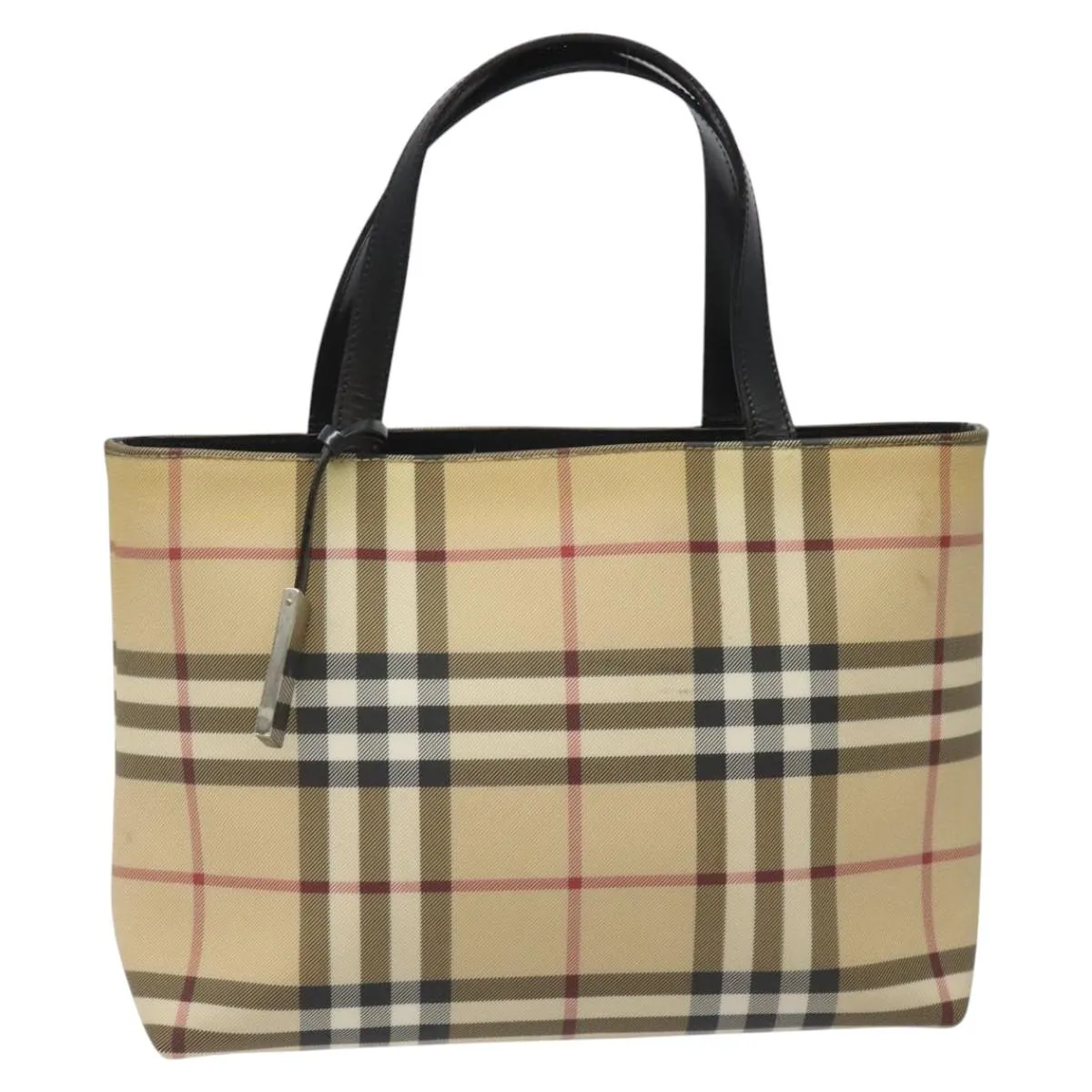 Burberry Nova Check Canvas Handbag (Pre-Owned)