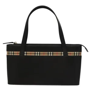 Burberry Nova Check Leather Handbag (Pre-Owned)