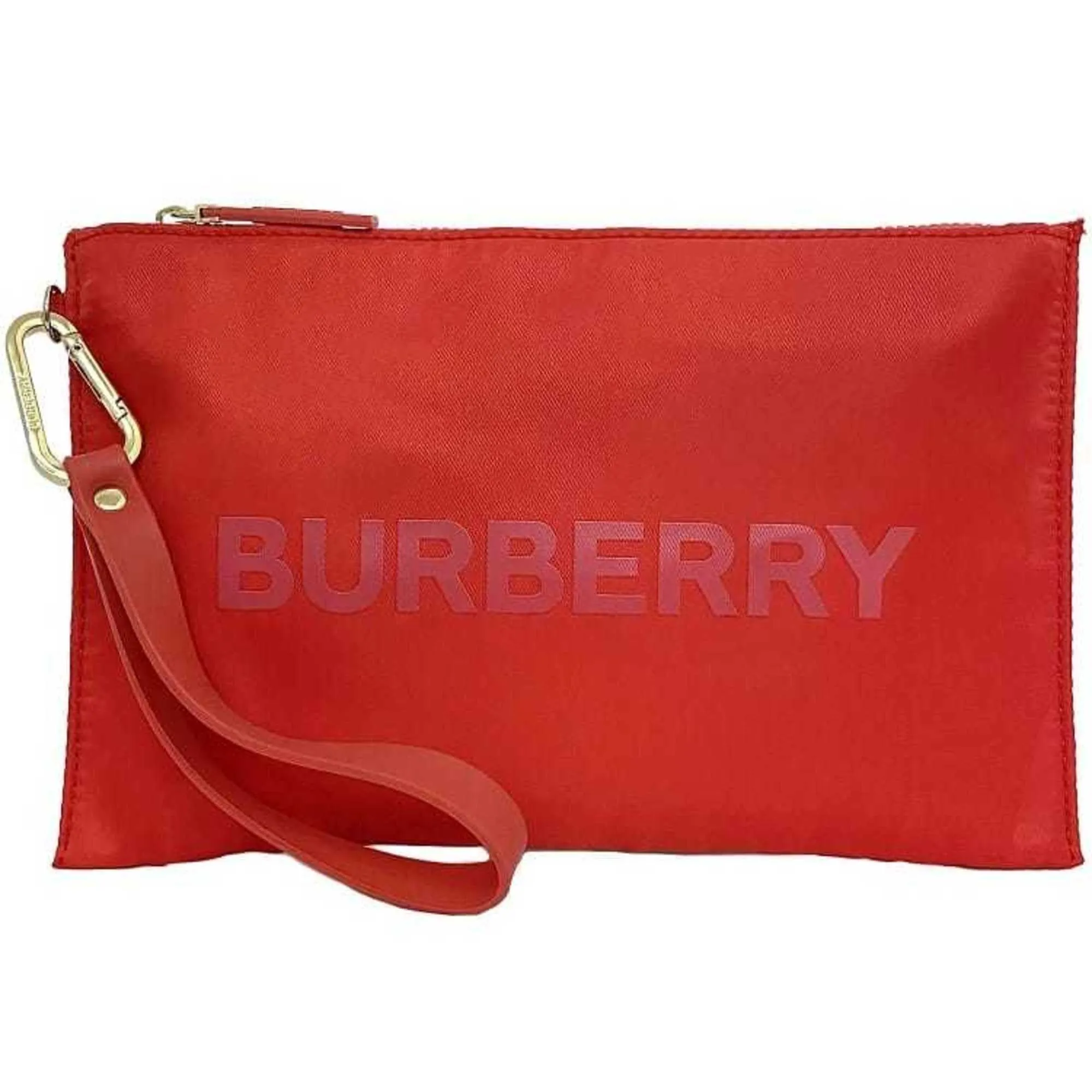 Burberry  Nylon Rubber Clutch Bag (Pre-Owned)