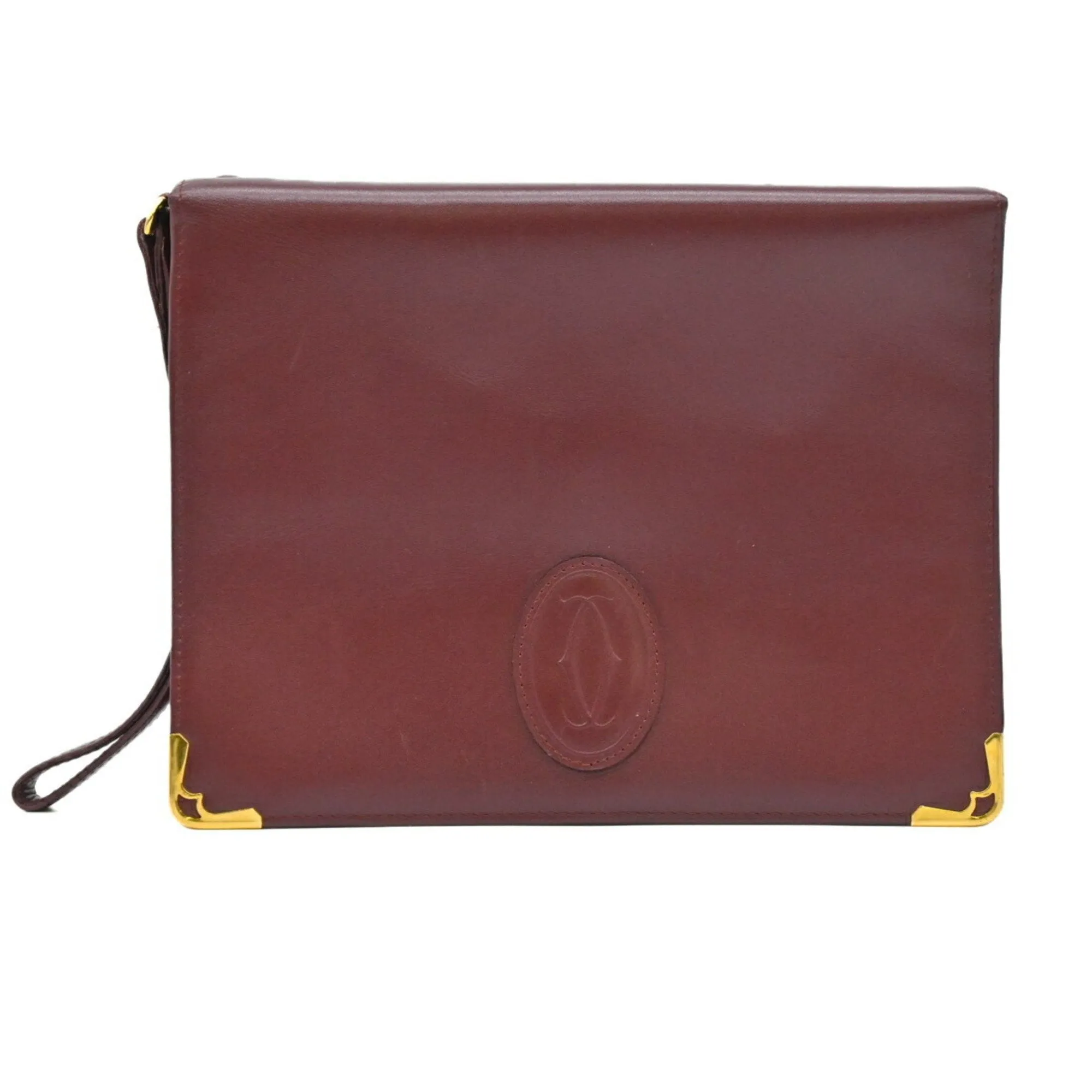 Cartier  Color Leather Clutch Bag (Pre-Owned)
