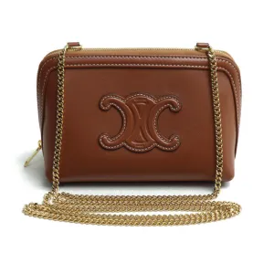 Celine Leather Clutch Bag Pouch (Pre-Owned)