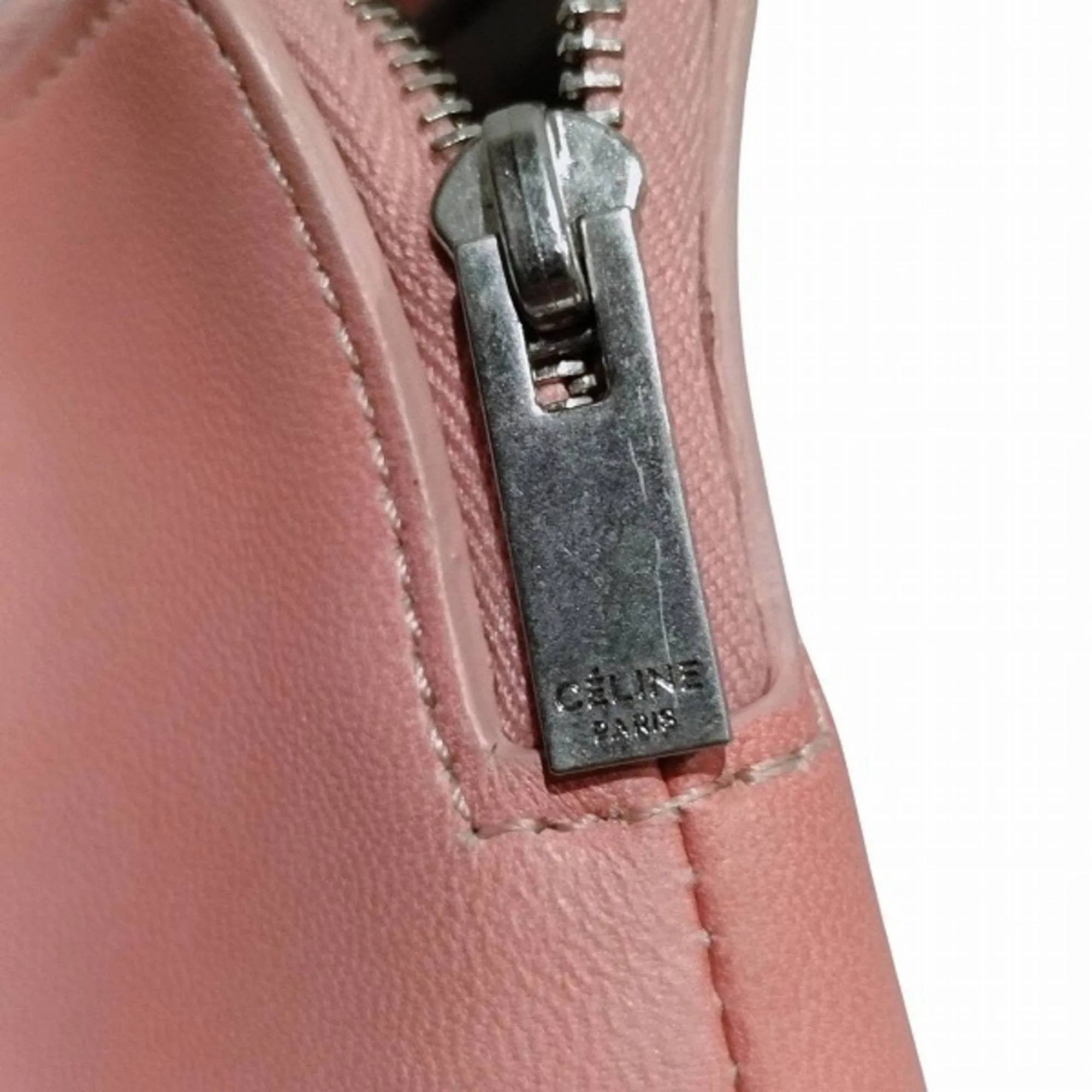 Celine Leather Clutch Bag (Pre-Owned)