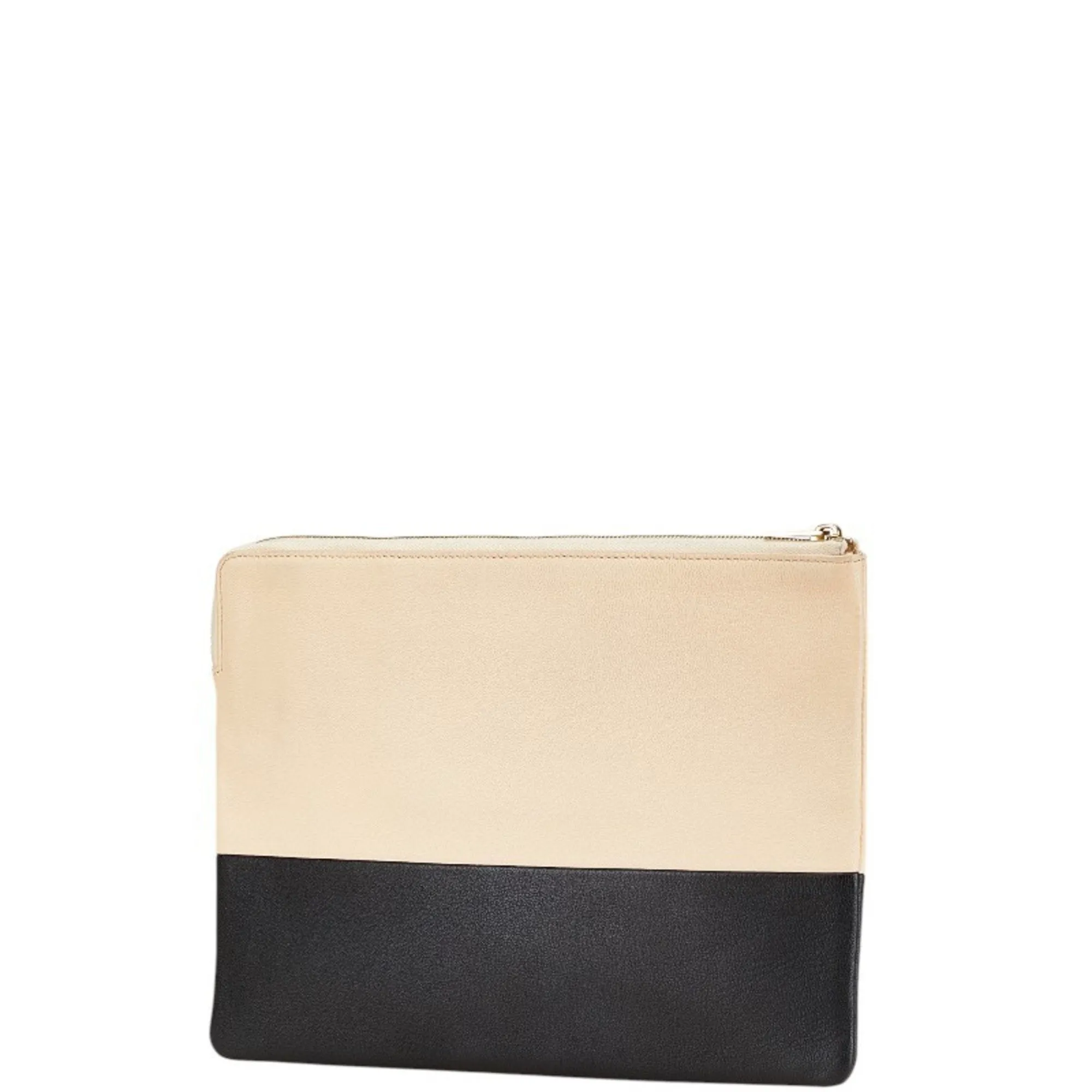 Celine  Leather Clutch Bag (Pre-Owned)