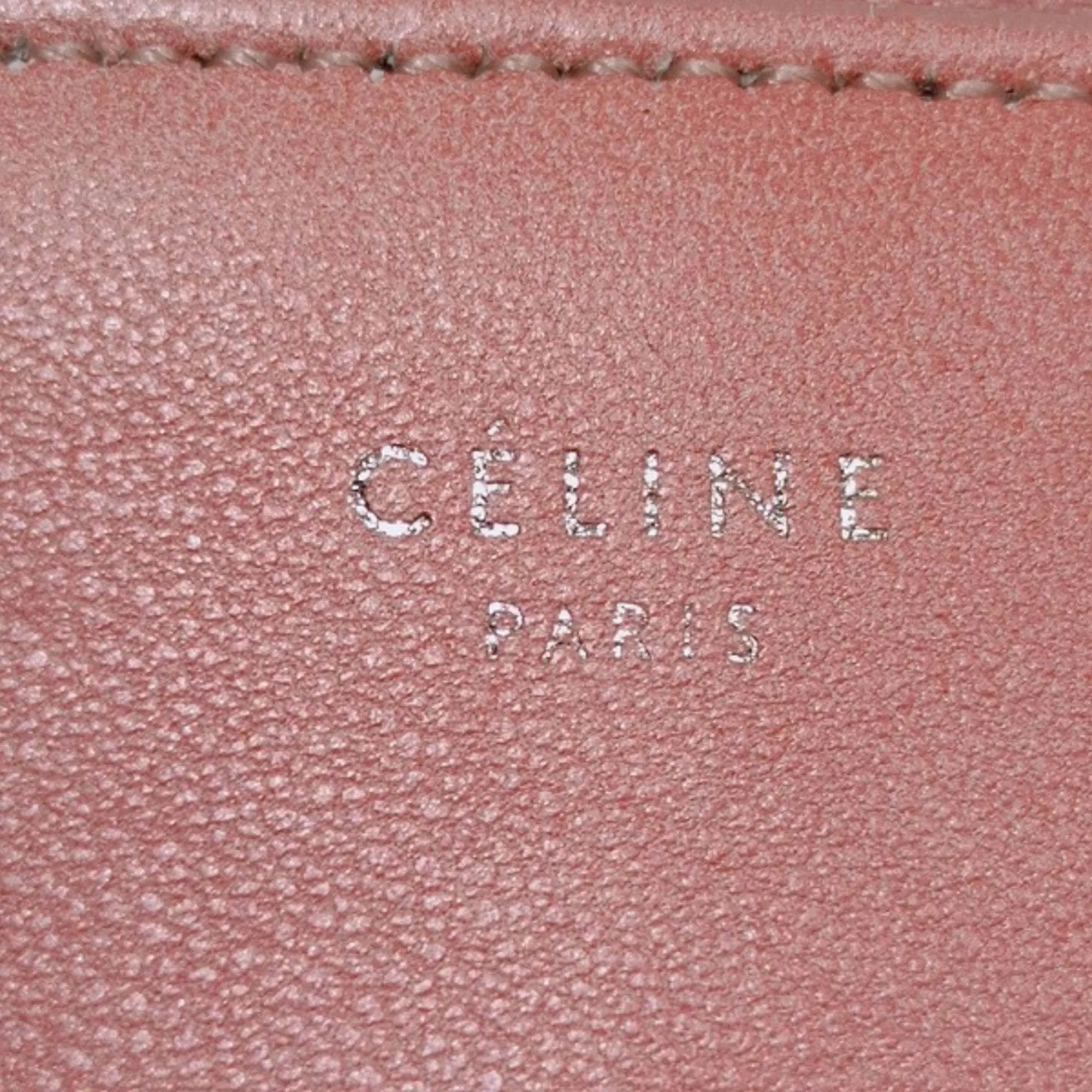 Celine Leather Clutch Bag (Pre-Owned)