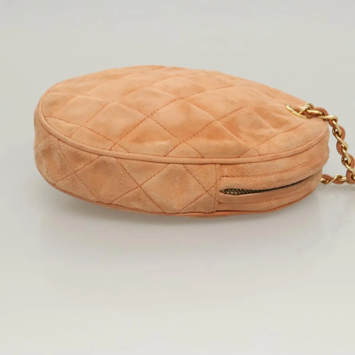 Chanel Coco Mark Suede Clutch Bag (Pre-Owned)
