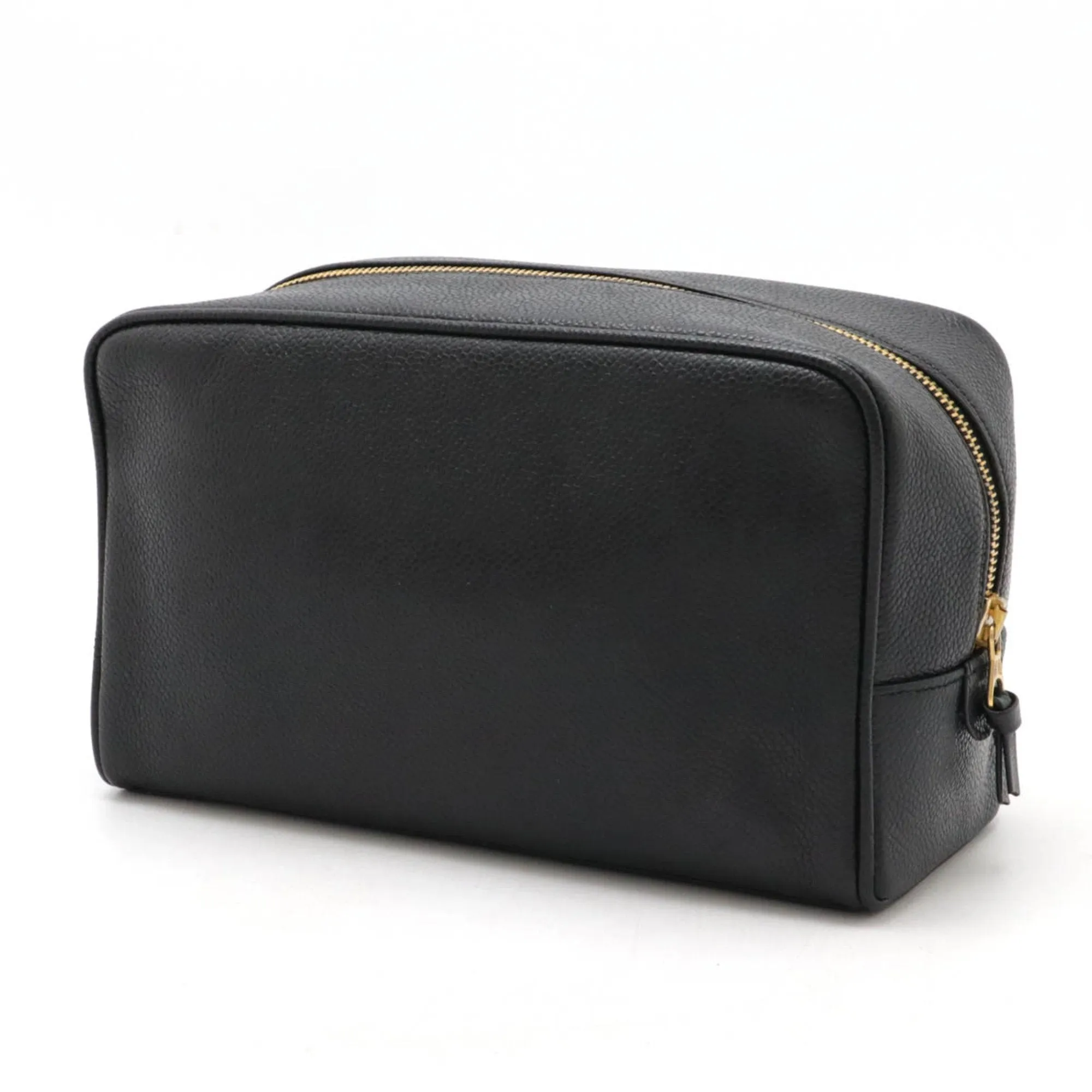 Chanel Grained Calfskin Clutch Bag Pouch (Pre-Owned)