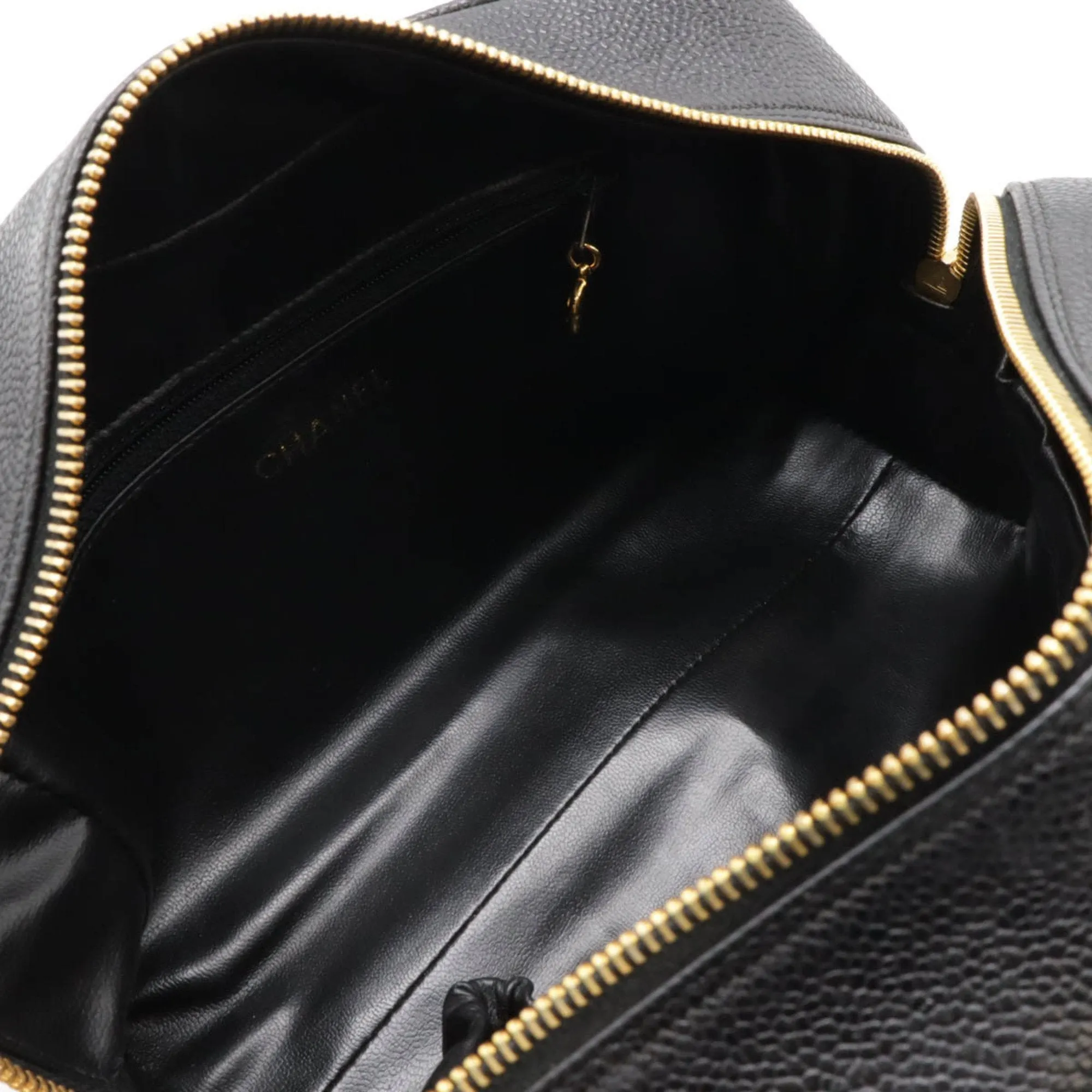 Chanel Grained Calfskin Clutch Bag Pouch (Pre-Owned)