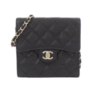 Chanel Grained Calfskin Clutch Bag Shoulder Bag (Pre-Owned)