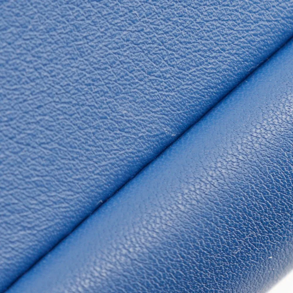 CHANEL Handbag Calfskin Blue 2WAYShoulder Trendy Bowling Bag