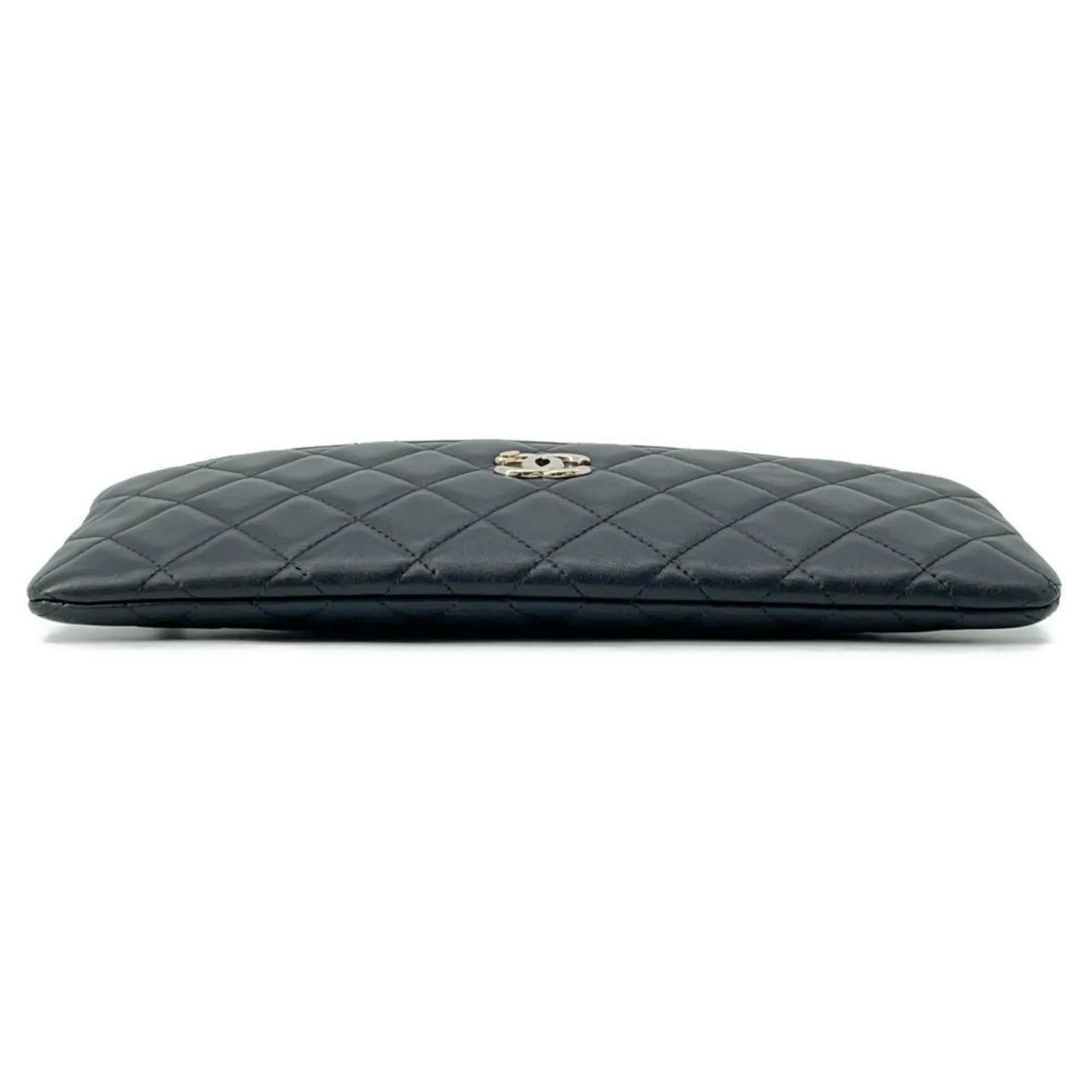 Chanel Leather Clutch Bag (Pre-Owned)