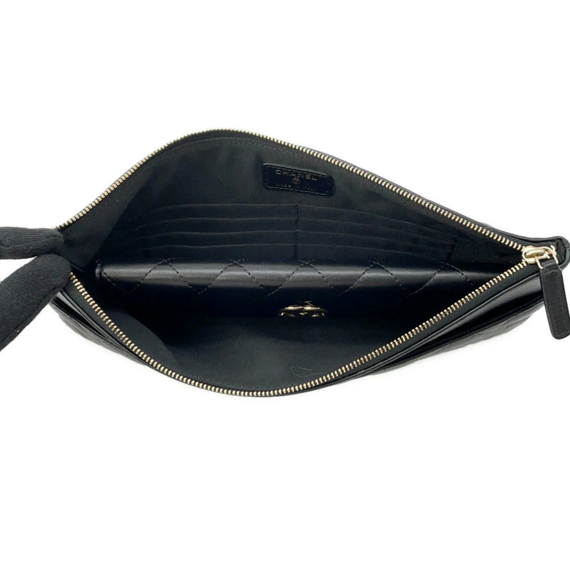 Chanel Leather Clutch Bag (Pre-Owned)