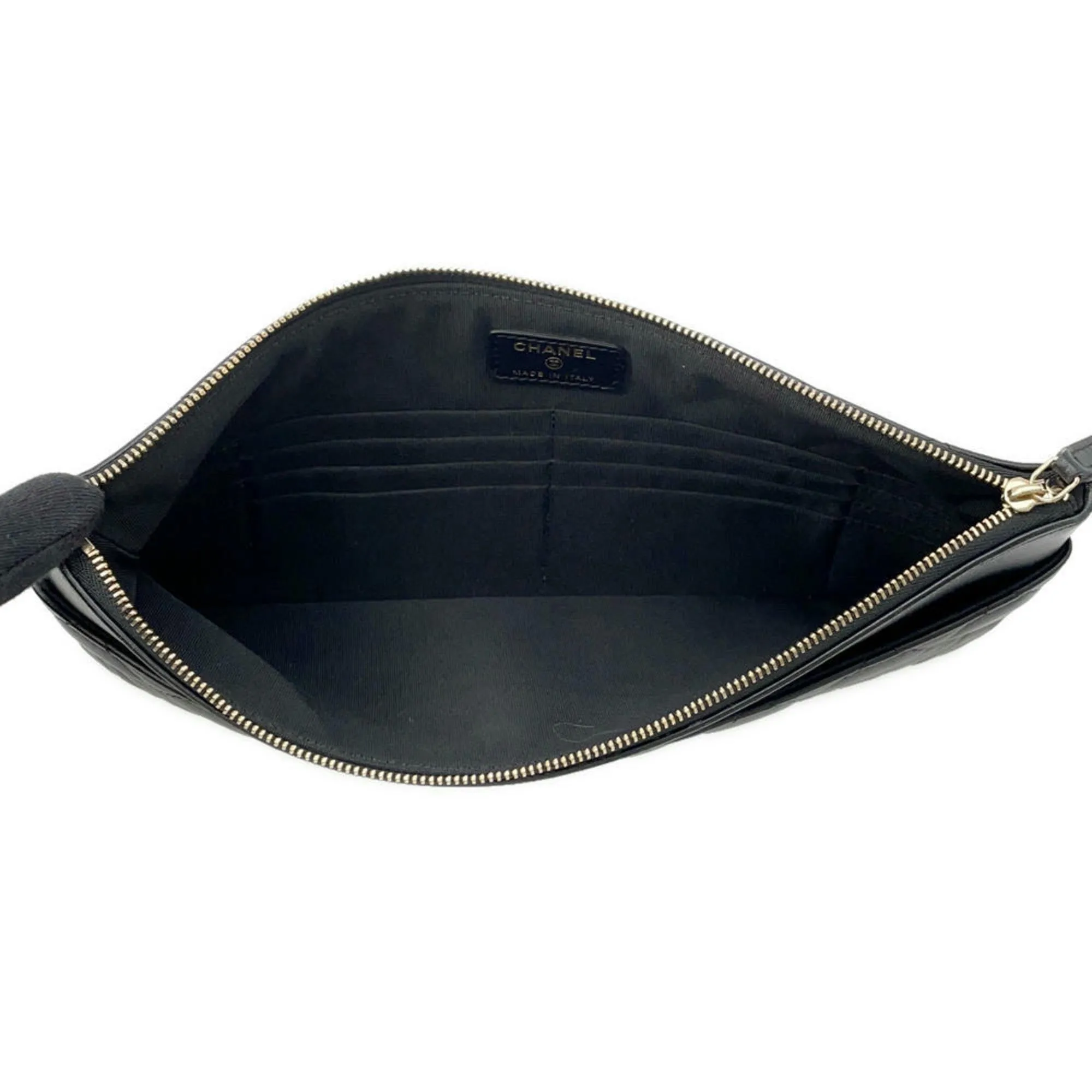 Chanel Leather Clutch Bag (Pre-Owned)