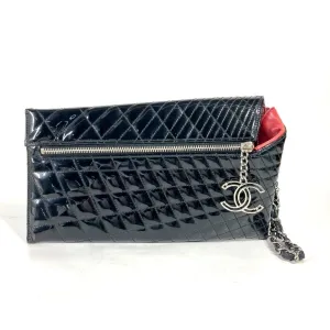 Chanel Patent Leather Clutch Bag Pouch (Pre-Owned)