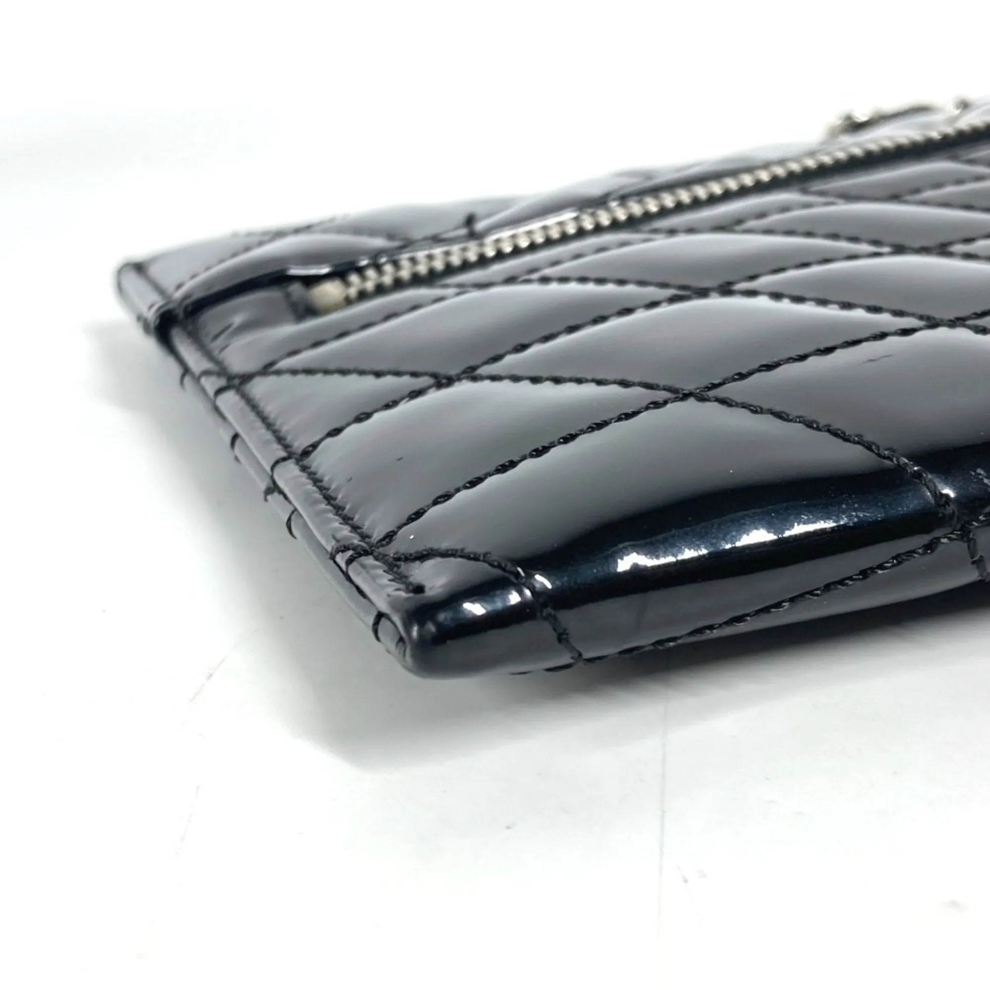 Chanel Patent Leather Clutch Bag Pouch (Pre-Owned)