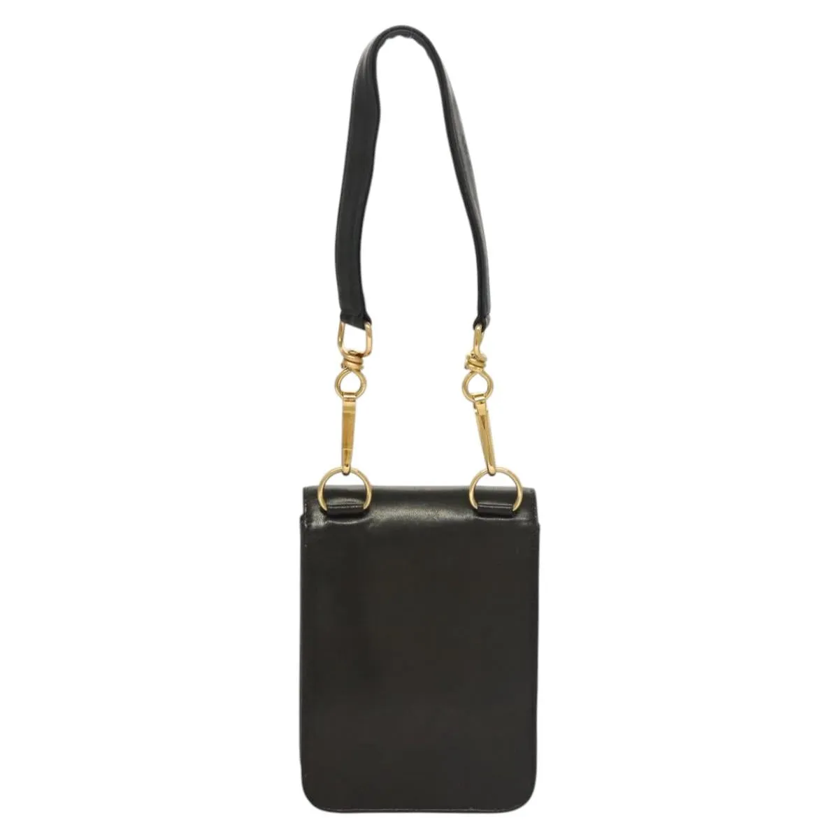Chanel Phone Case Leather Clutch Bag (Pre-Owned)