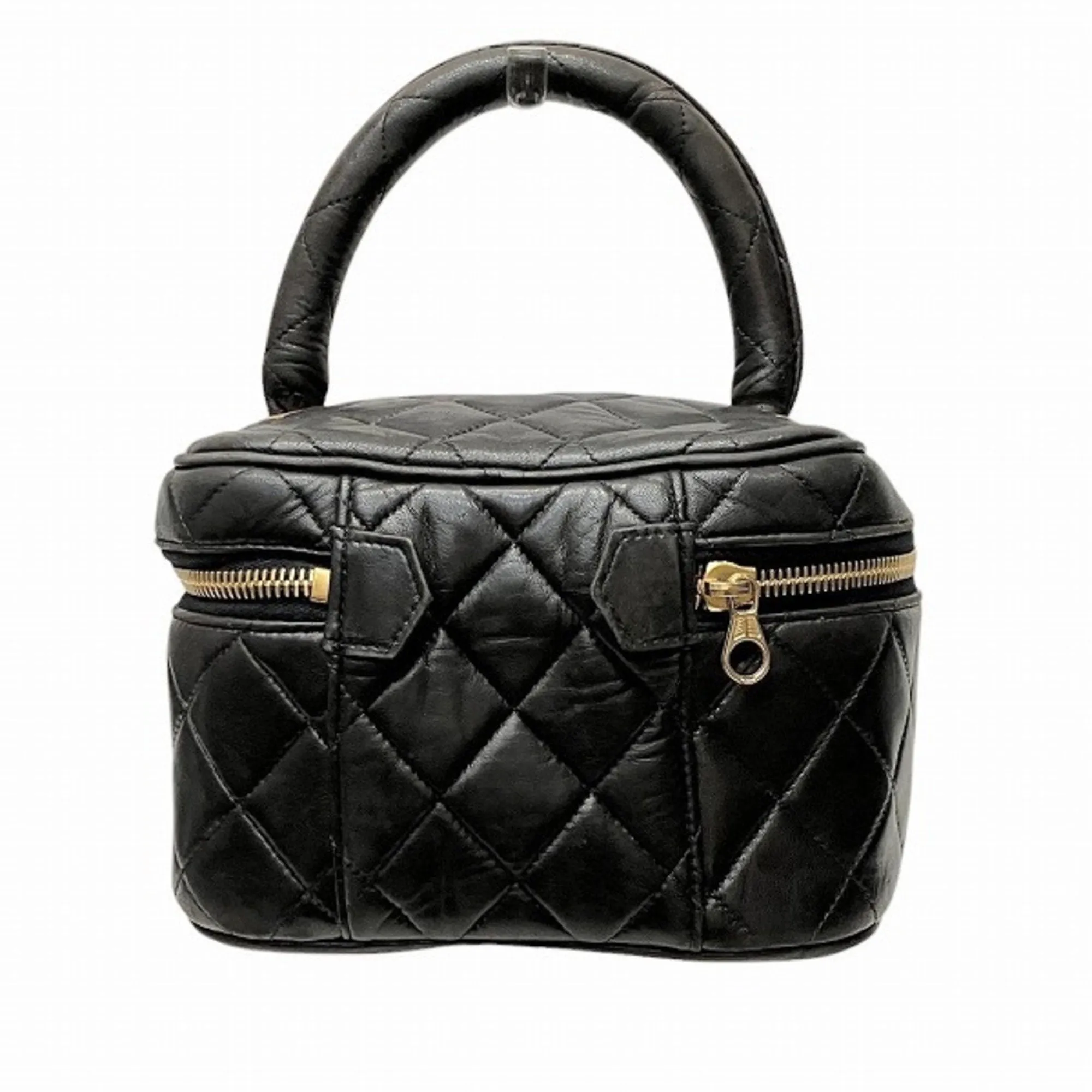 Chanel Vanity Leather Clutch Bag (Pre-Owned)