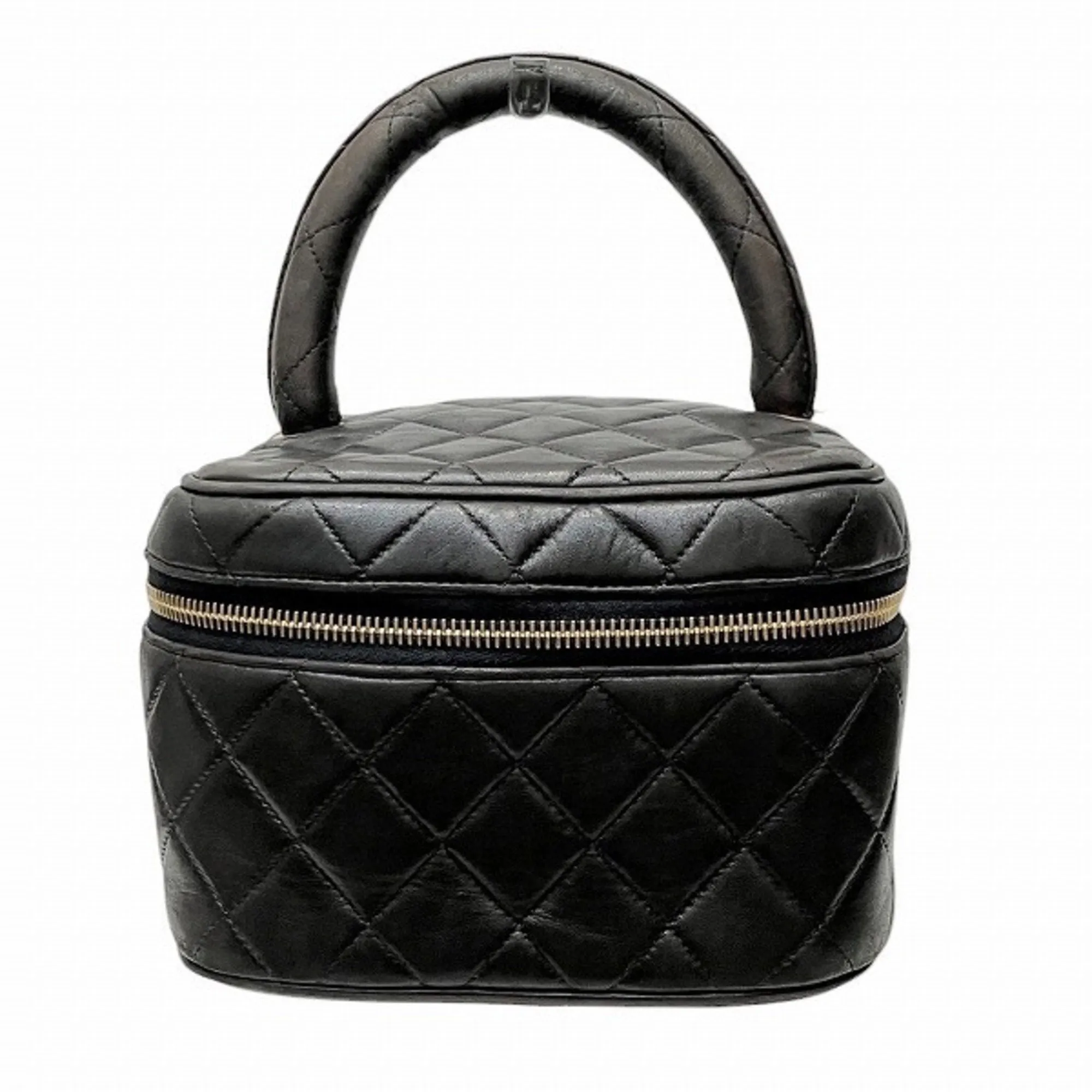 Chanel Vanity Leather Clutch Bag (Pre-Owned)