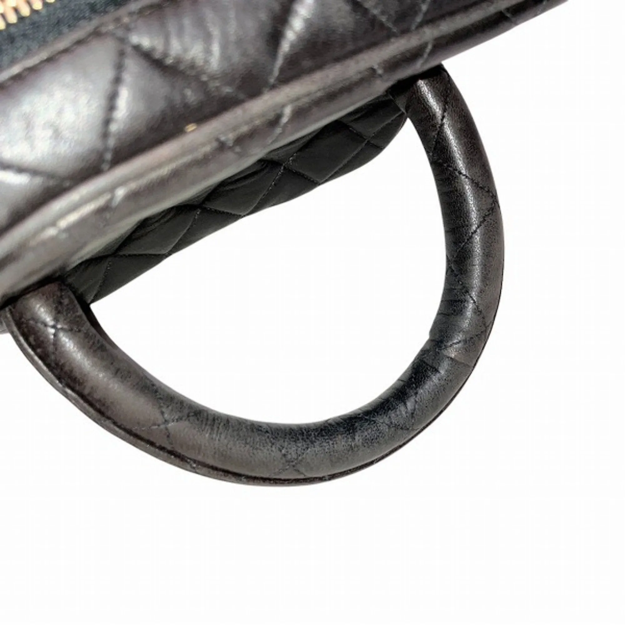Chanel Vanity Leather Clutch Bag (Pre-Owned)