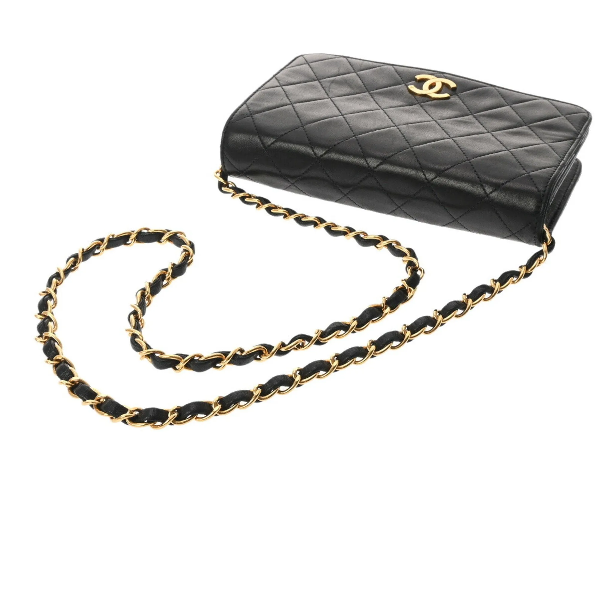 Chanel Wallet On Chain Leather Clutch Bag (Pre-Owned)