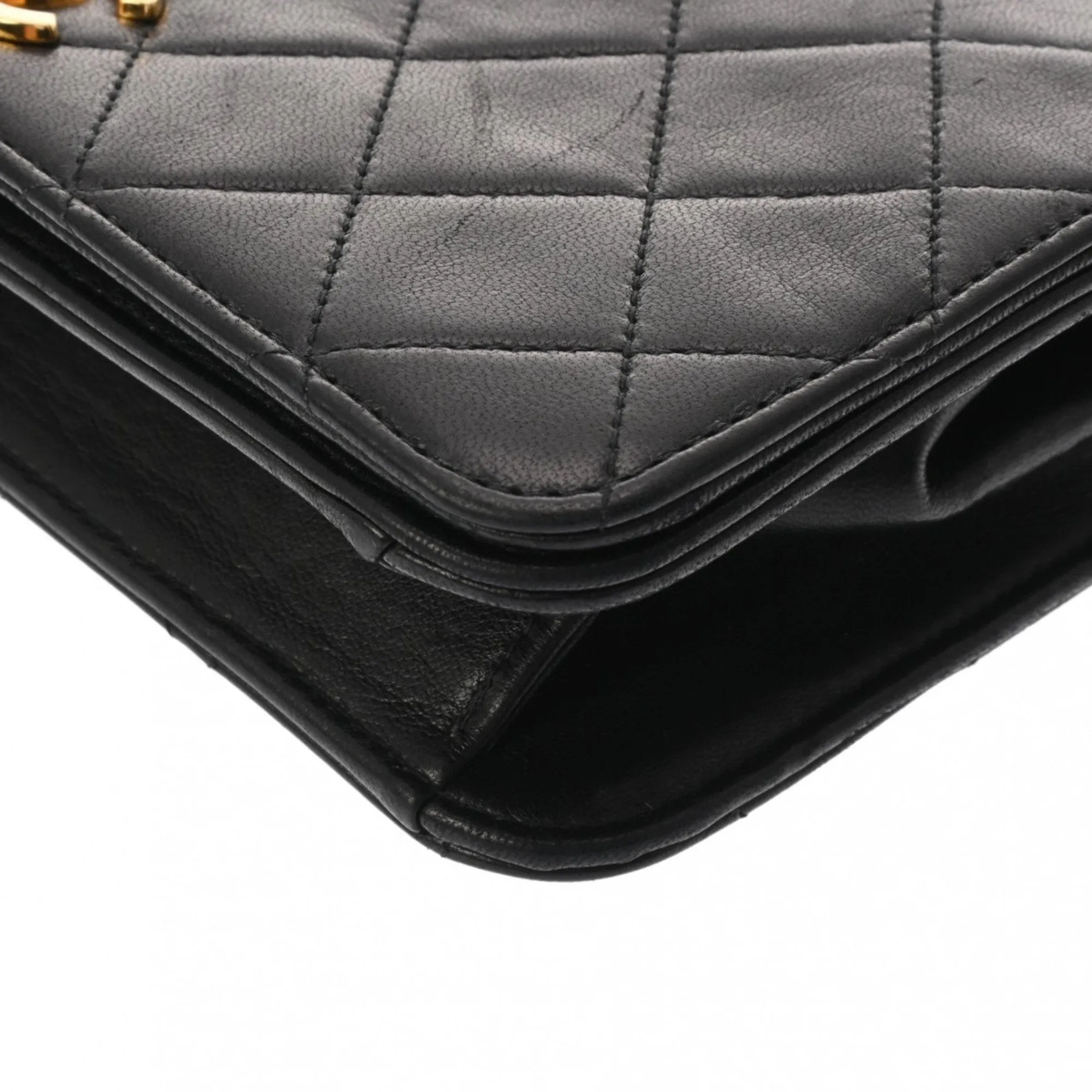 Chanel Wallet On Chain Leather Clutch Bag (Pre-Owned)