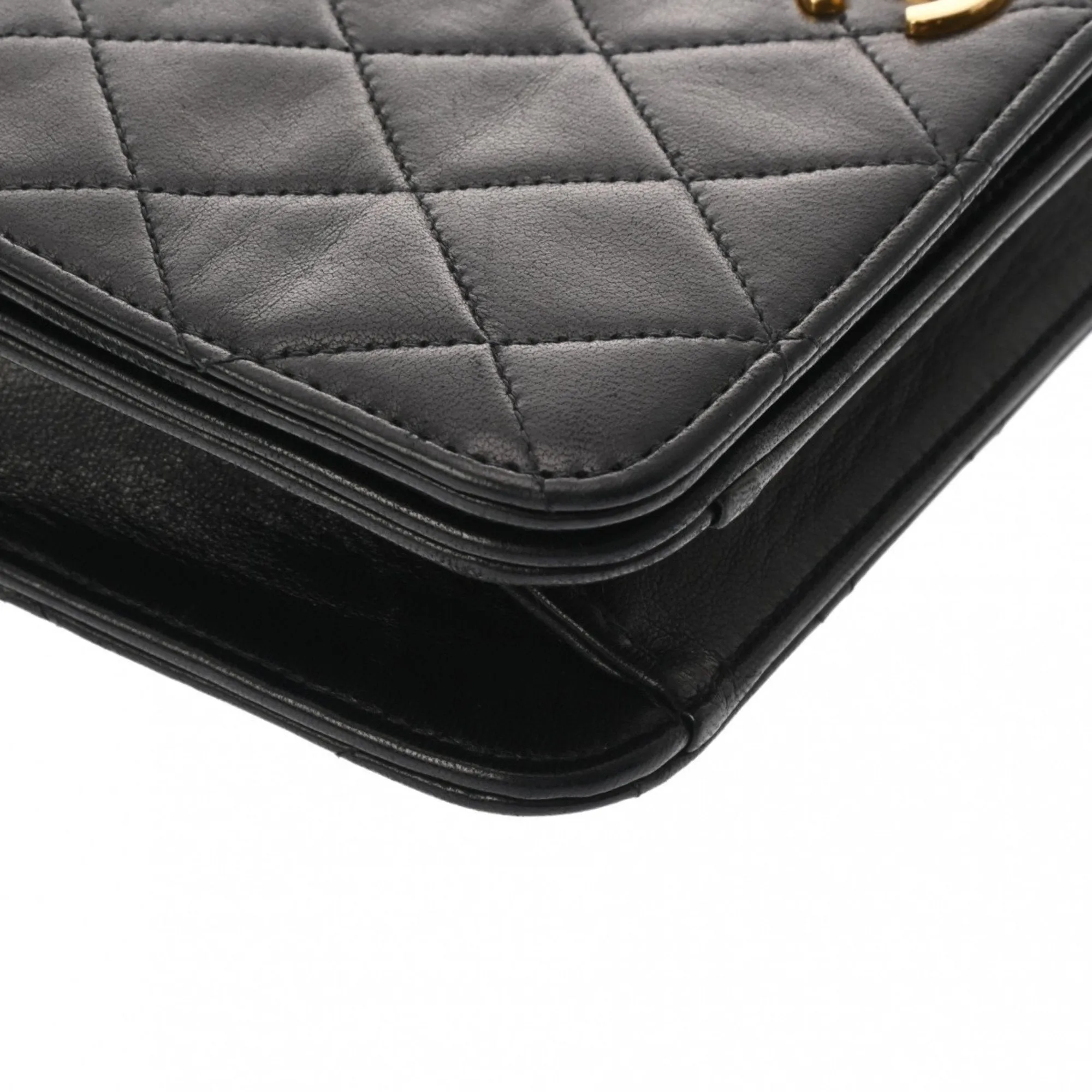 Chanel Wallet On Chain Leather Clutch Bag (Pre-Owned)
