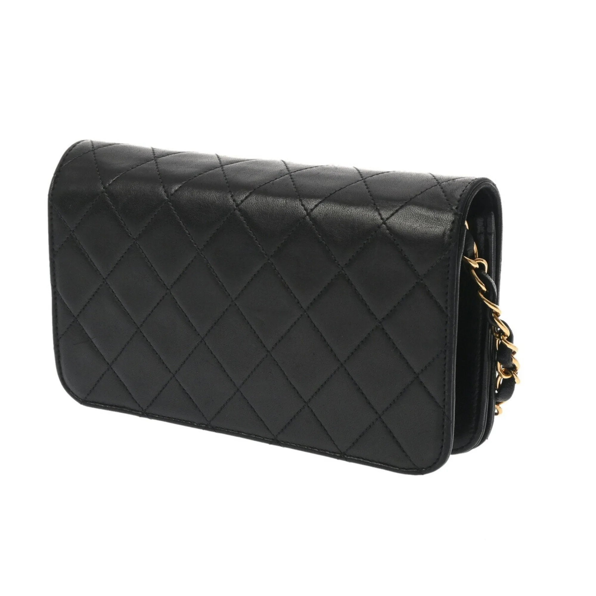 Chanel Wallet On Chain Leather Clutch Bag (Pre-Owned)