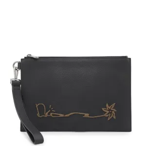 Christian Dior Leather Clutch Bag (Pre-Owned)