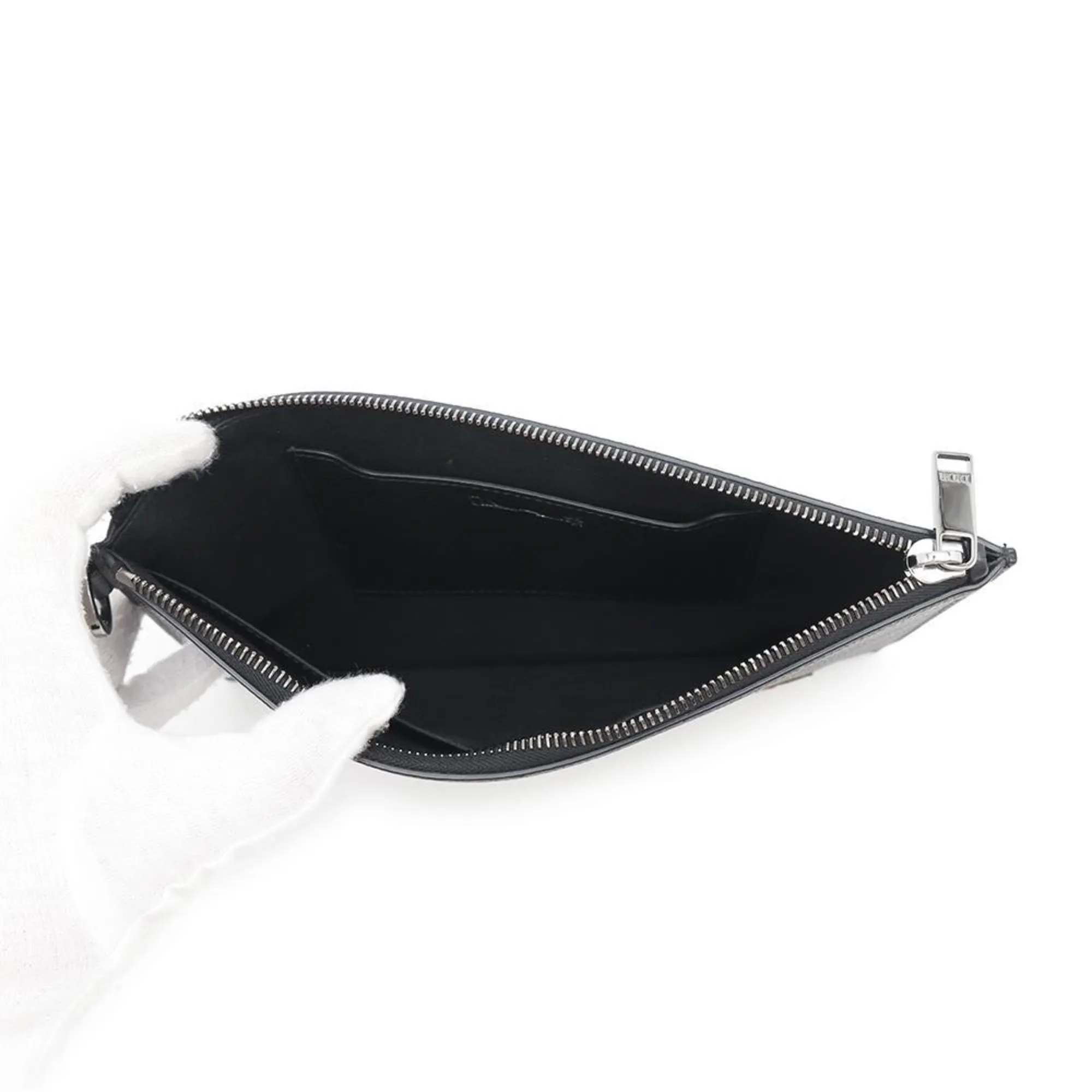 Christian Dior Leather Clutch Bag (Pre-Owned)