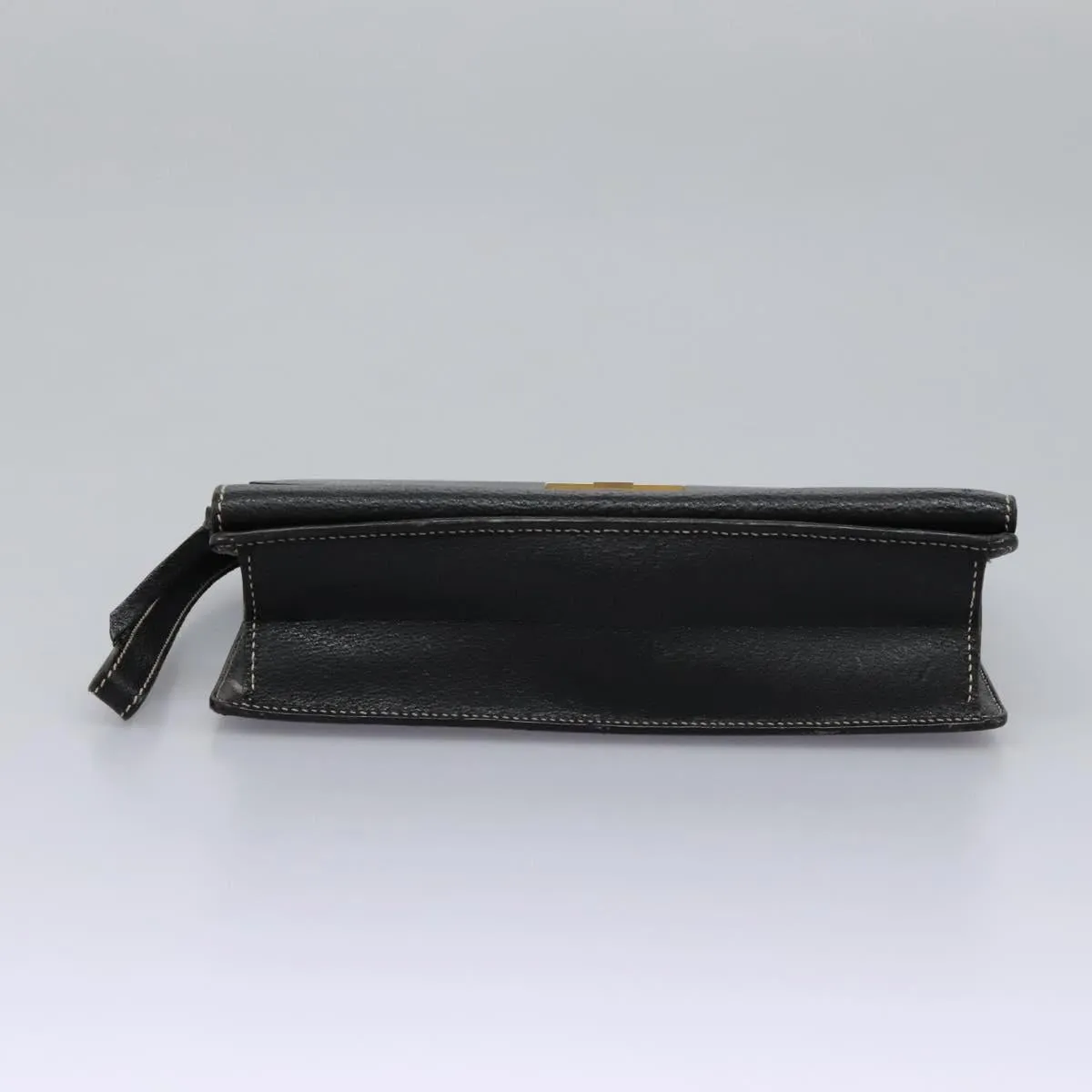 Cline Leather Clutch Bag (Pre-Owned)
