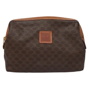 Cline Macadam Canvas Clutch Bag (Pre-Owned)